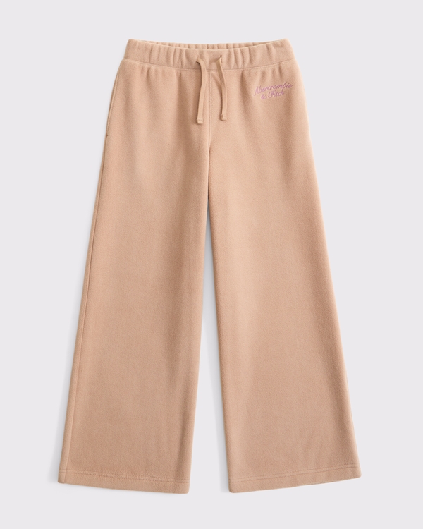 low rise baggy sweatpants, Light Brown view 1