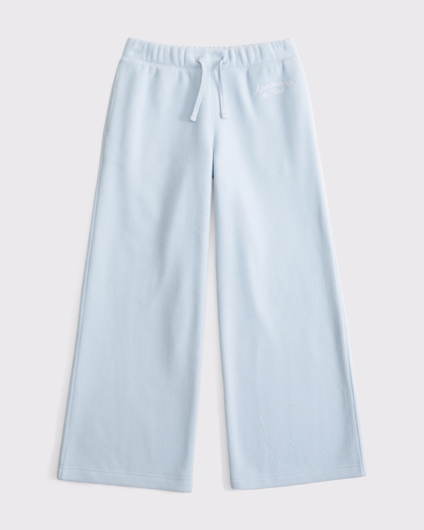 low rise baggy sweatpants, Ballet Blue view 1