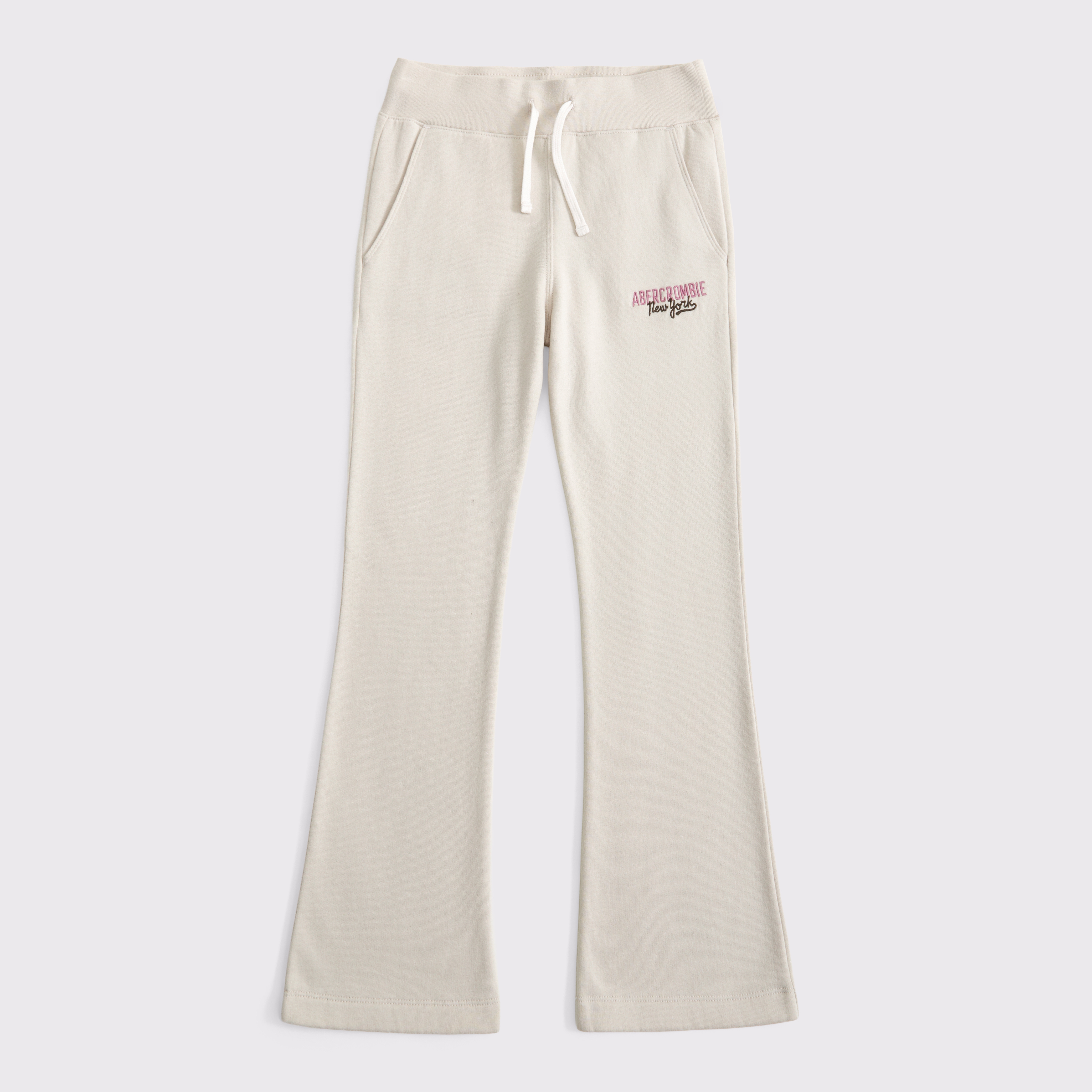 Abercrombie & Fitch Kids' Low Rise Bootcut Sweatpants In Brown