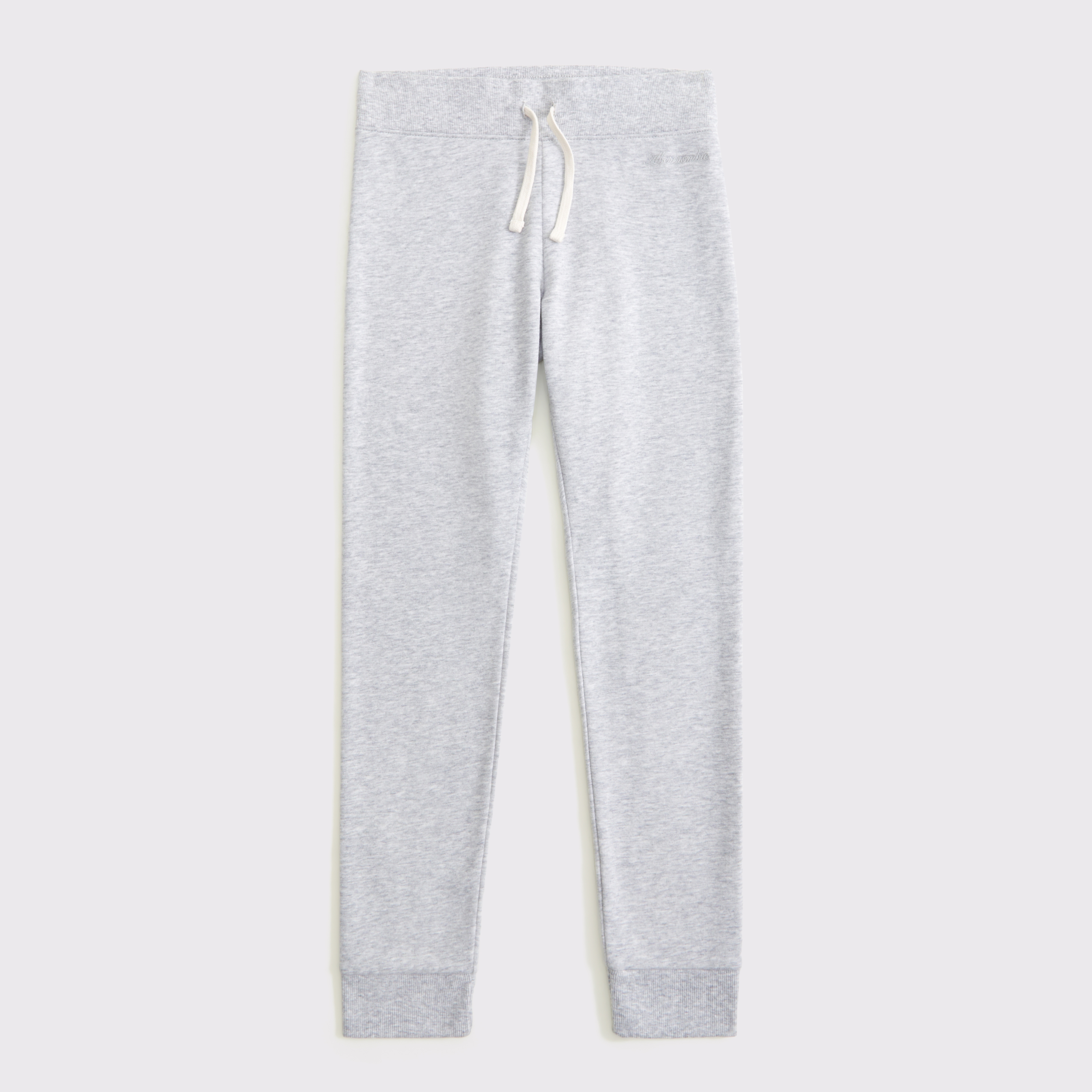 Abercrombie & Fitch Kids' Essential Fleece Leggings In Gray