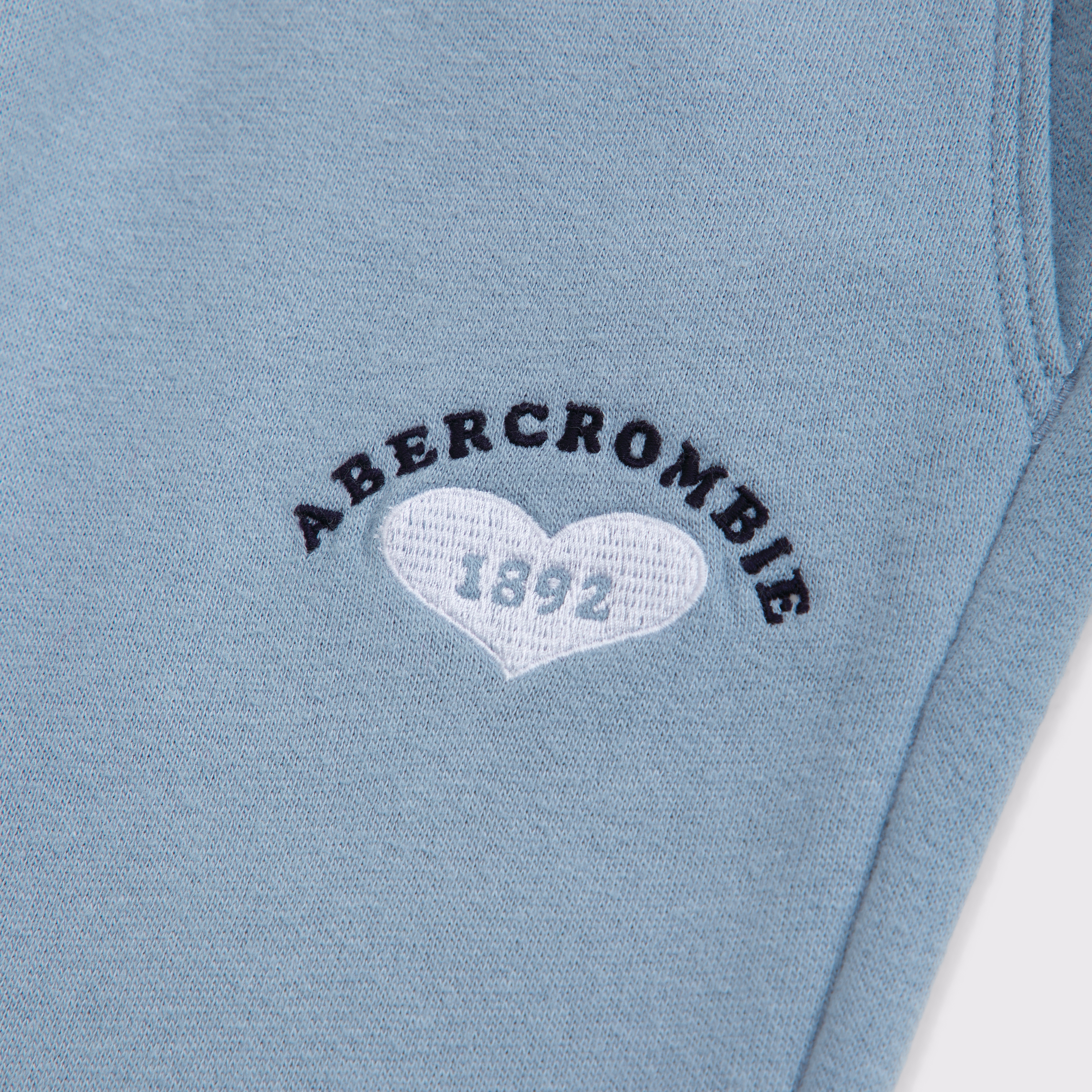 Abercrombie & Fitch Low Rise Bootcut Sweatpants In Blue