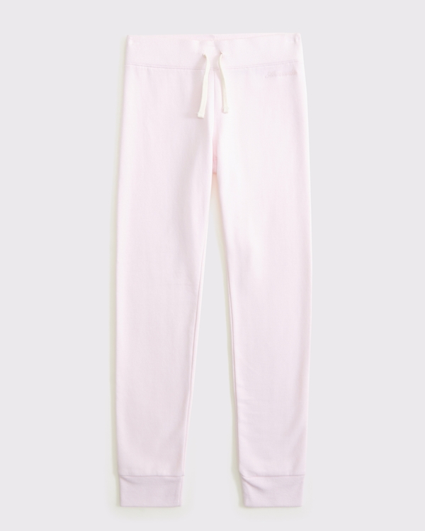 essential fleece leggings, Light Pink view 1