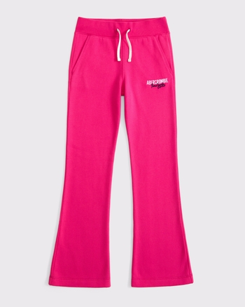 low rise bootcut sweatpants