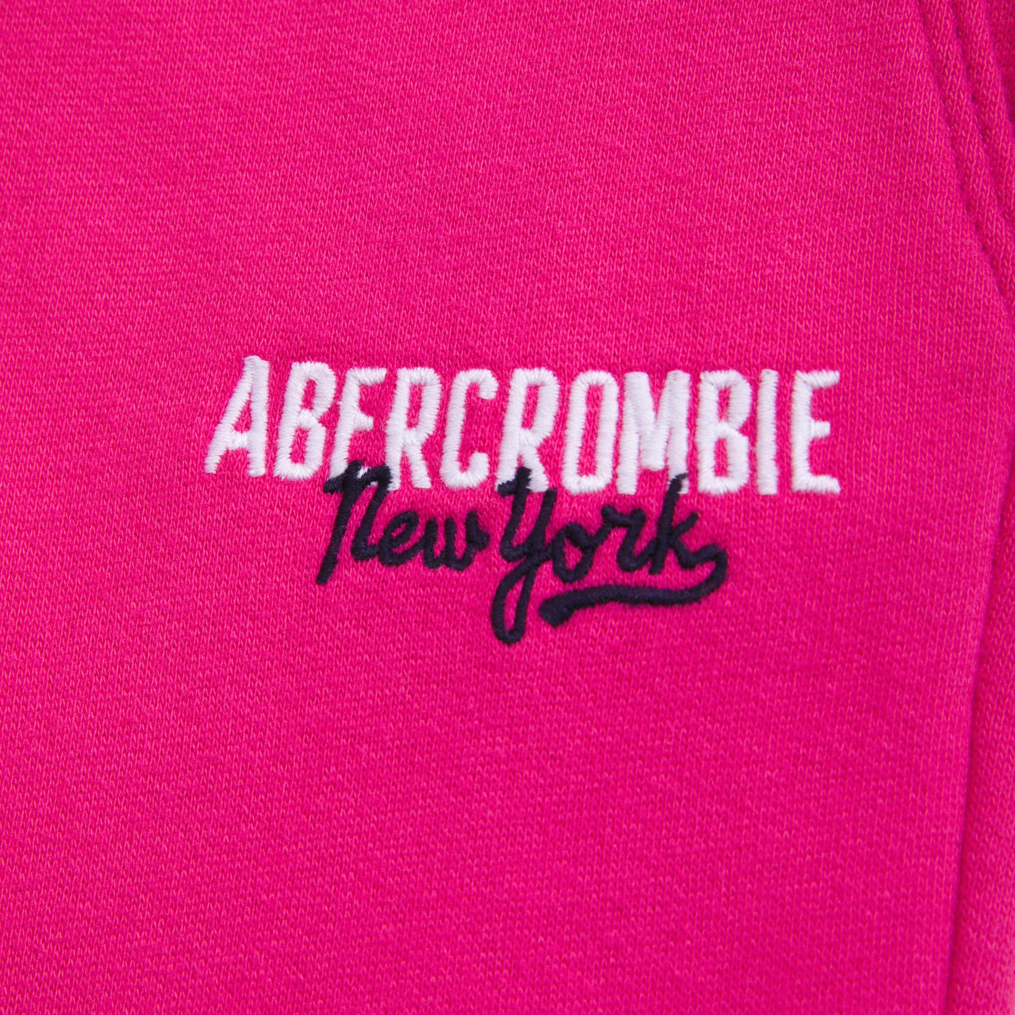 Abercrombie & Fitch Low Rise Bootcut Sweatpants In Pink