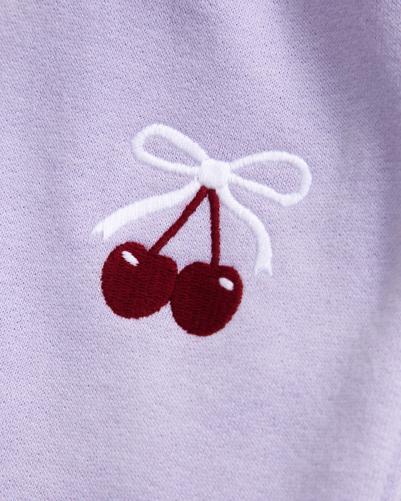 graphic fleece sweatpants