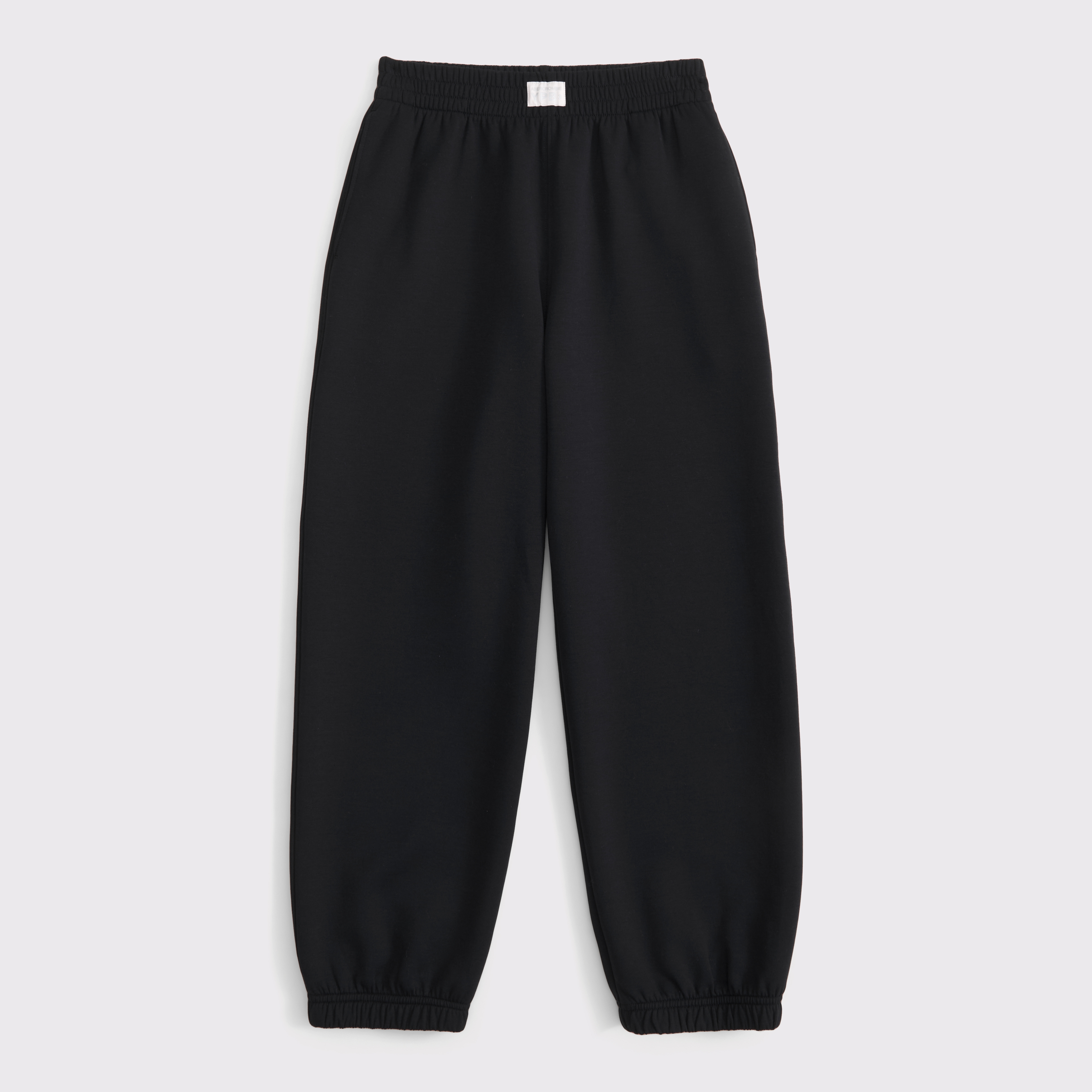 Abercrombie & Fitch Kids' Ypb Neoknit Baggy Joggers In Black