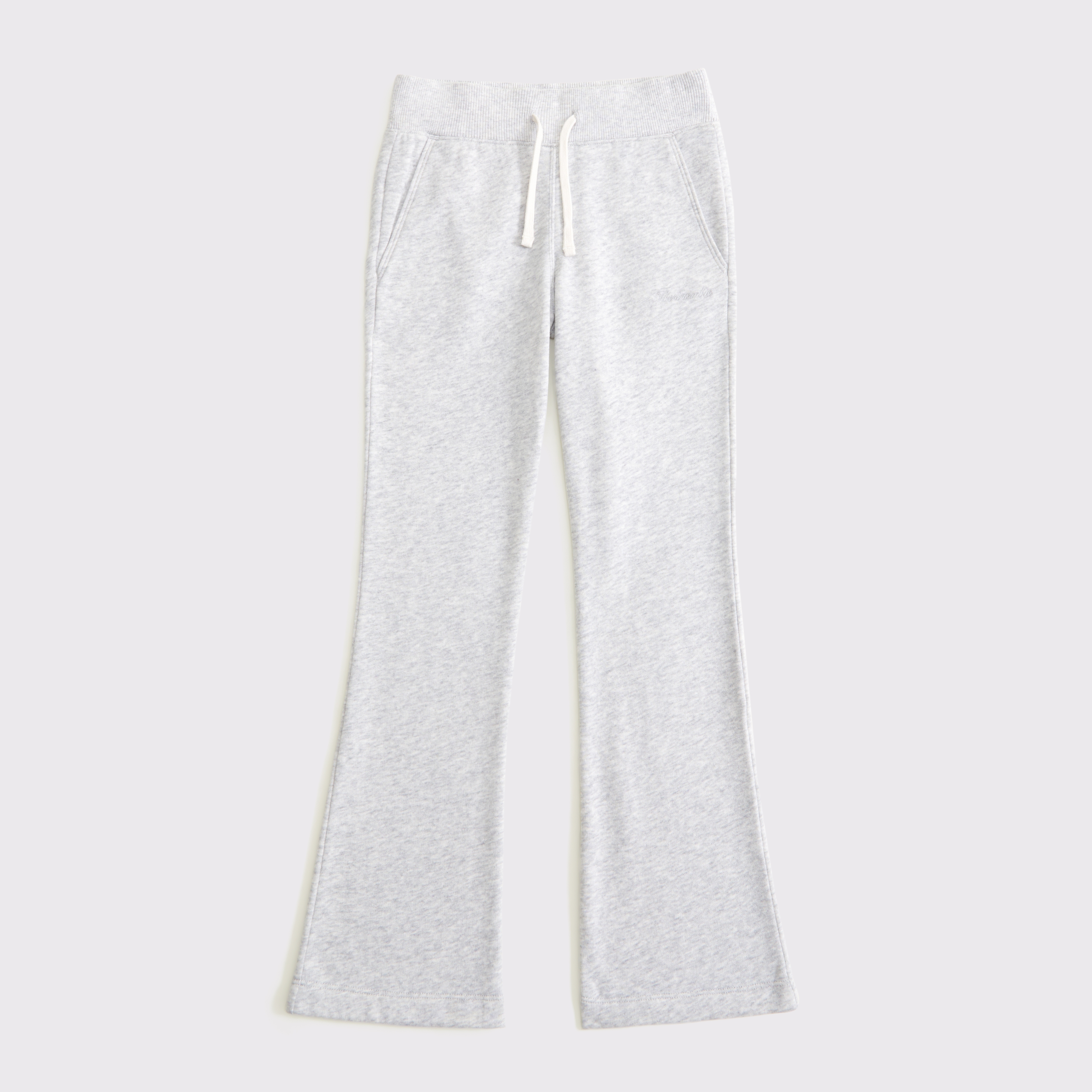 Abercrombie & Fitch Kids' Essential Bootcut Sweatpants In Gray