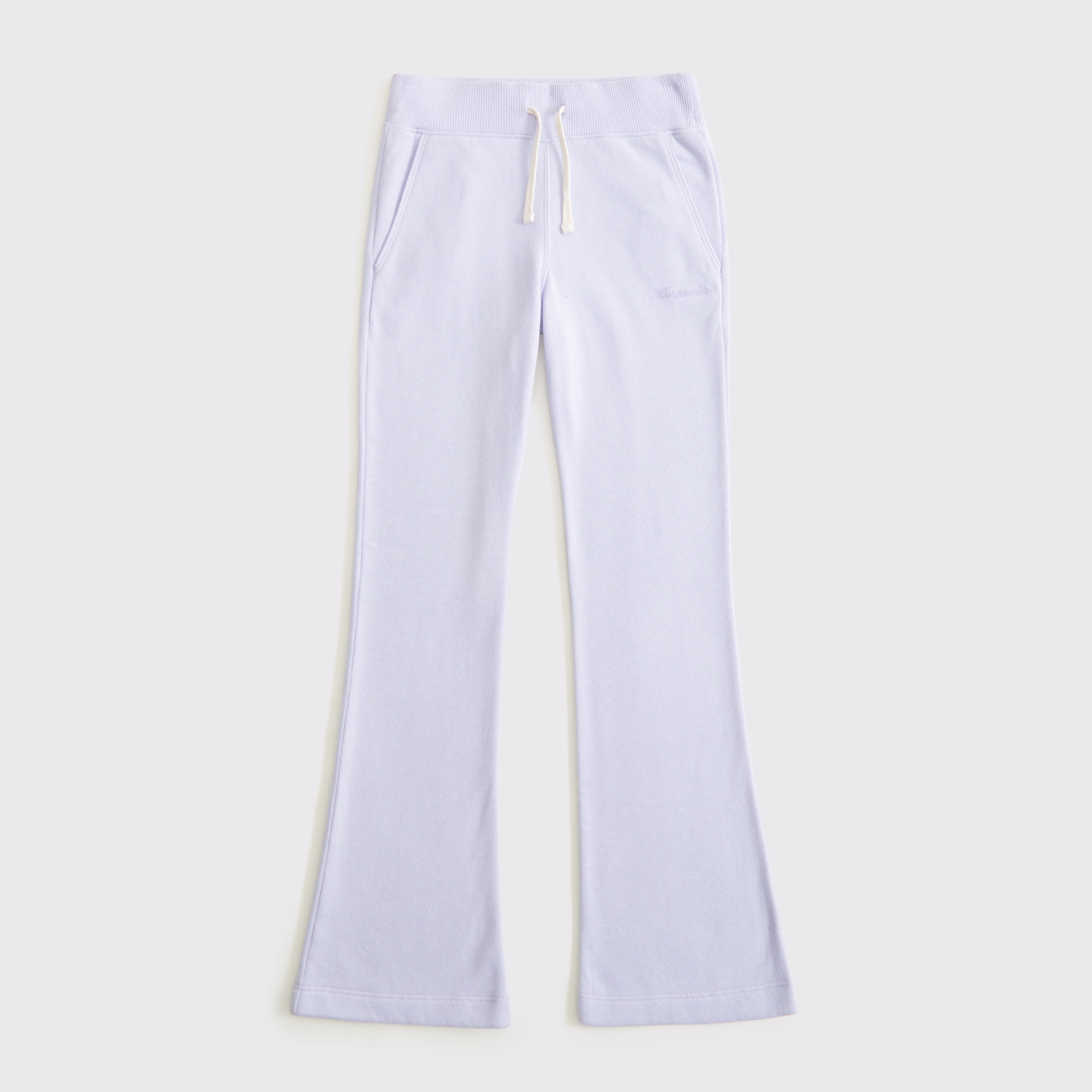 Abercrombie & Fitch Kids' Essential Bootcut Sweatpants In Purple