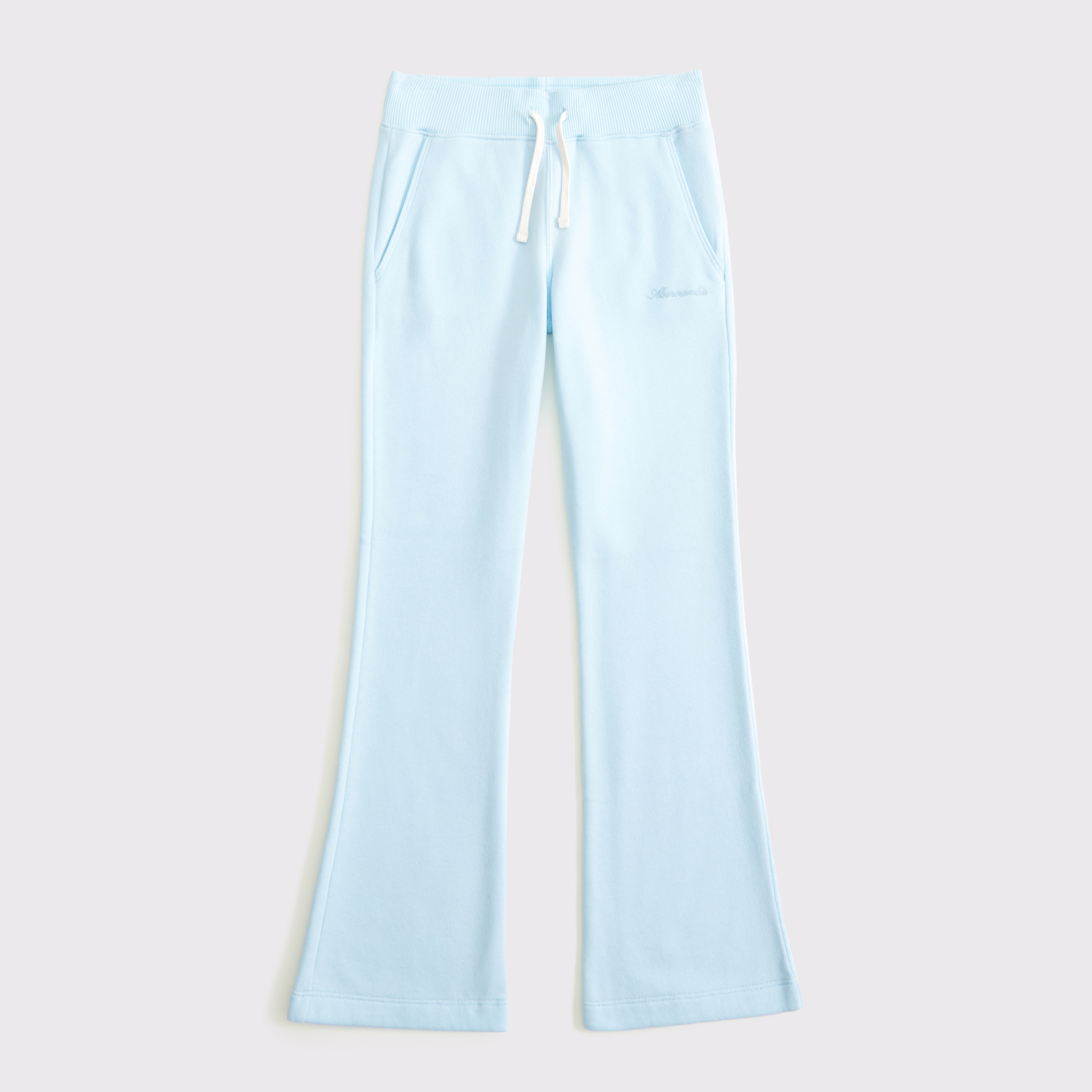 Abercrombie & Fitch Kids' Essential Bootcut Sweatpants In Blue