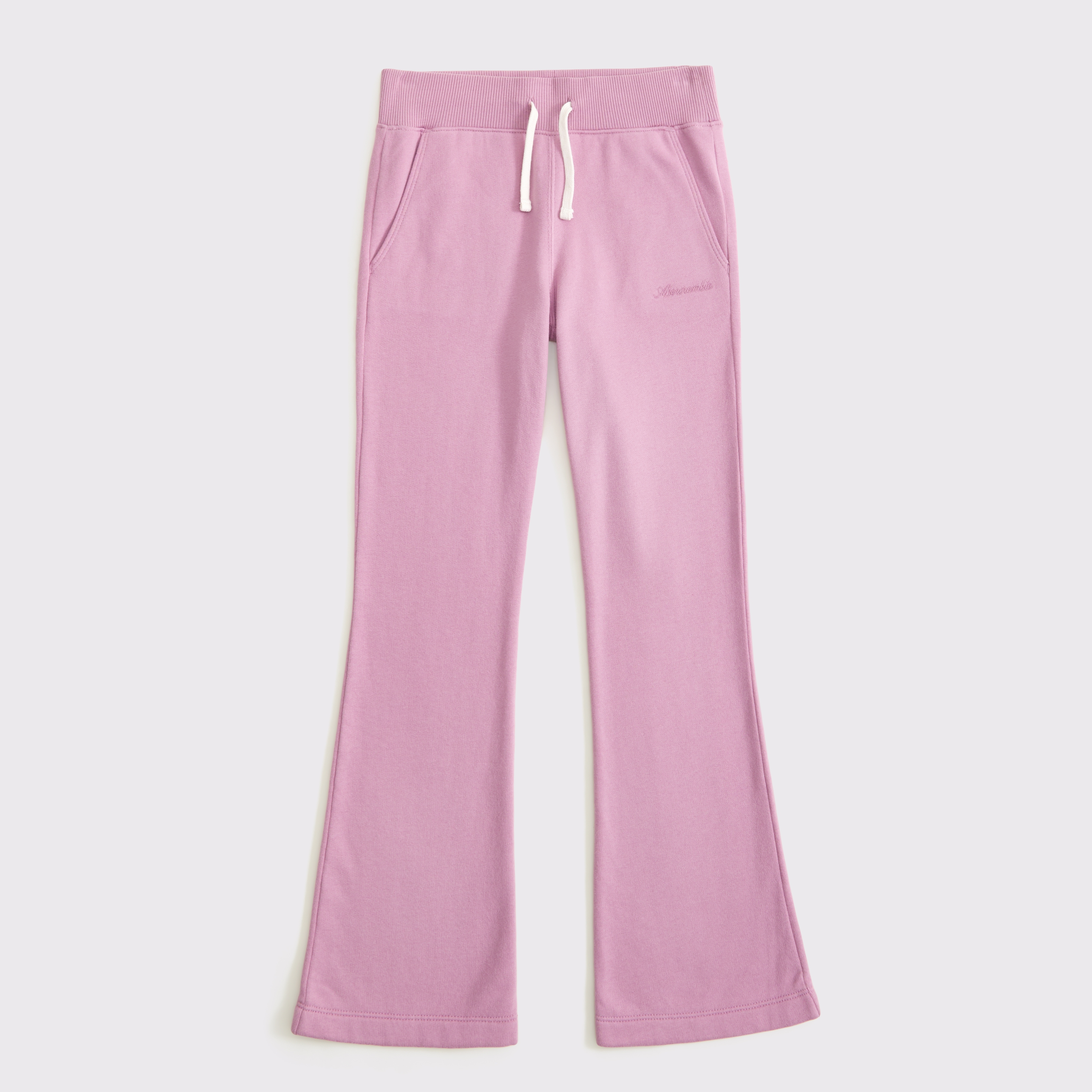 Abercrombie & Fitch Kids' Essential Bootcut Sweatpants In Purple