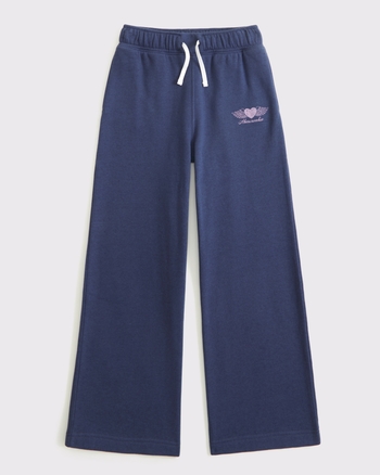 graphic wide leg sweatpants