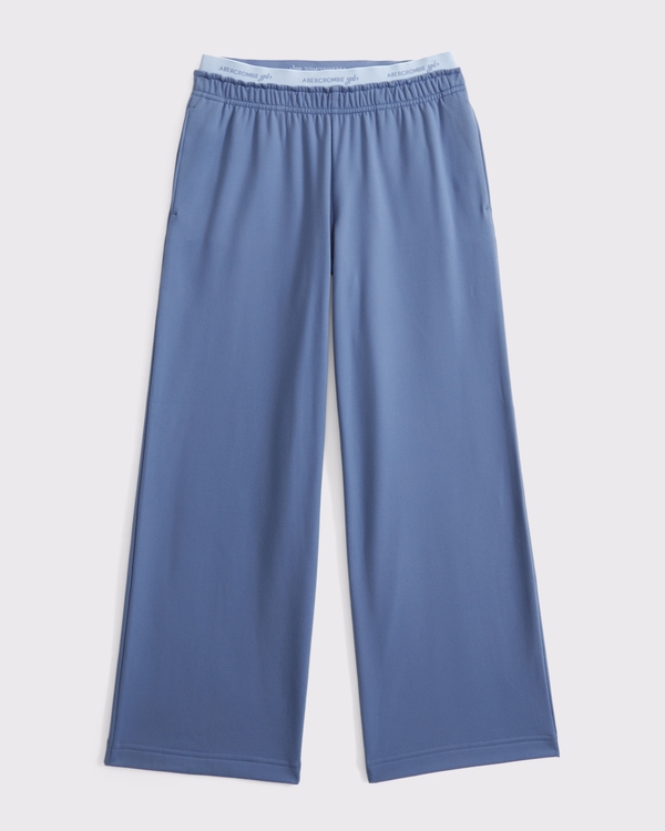 ypb wide leg sweatpants, Blue view 1