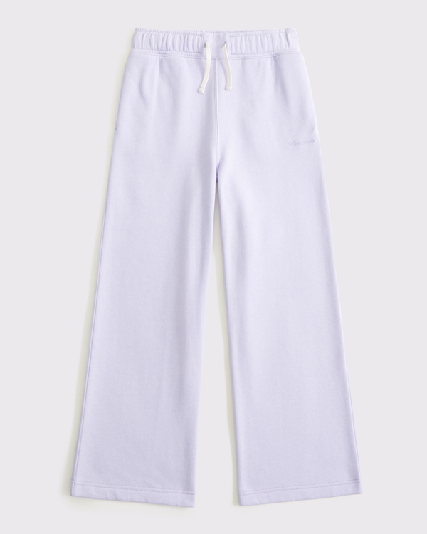 essential wide leg sweatpants, Light Purple view 1