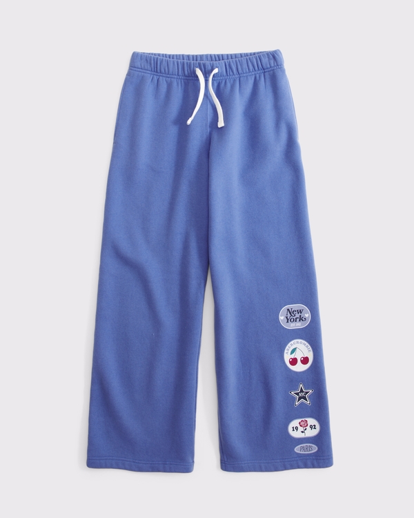 ypb graphic baggy sweatpants, Bluebird view 1