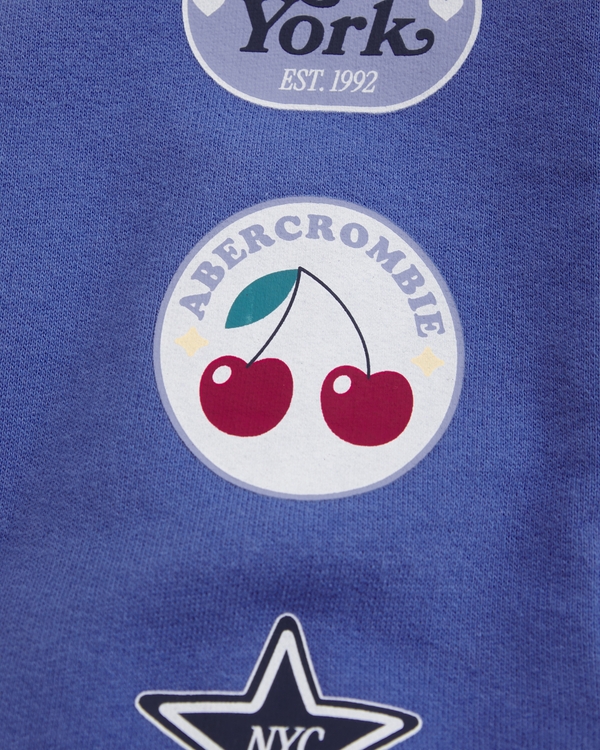 ypb graphic baggy sweatpants, Bluebird view 2