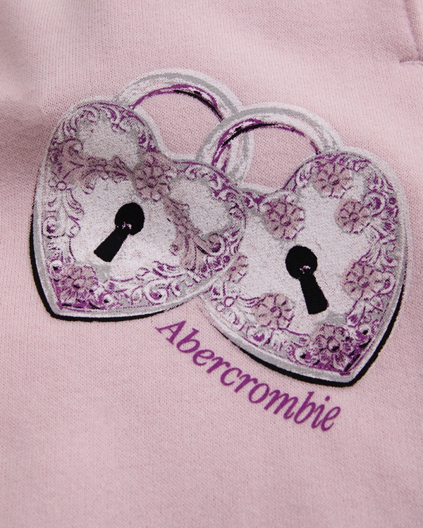 ypb graphic baggy sweatpants, Ballet Pink view 2