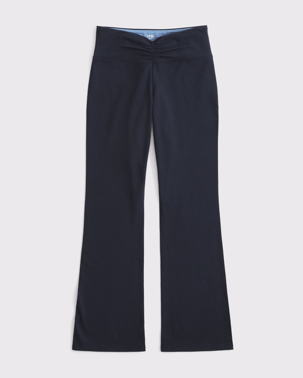 ypb cinched flare legging, Sapphire view 1
