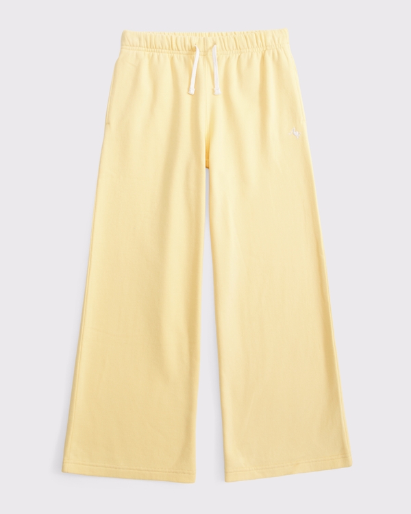 essential baggy sweatpants, Sunny Yellow view 1