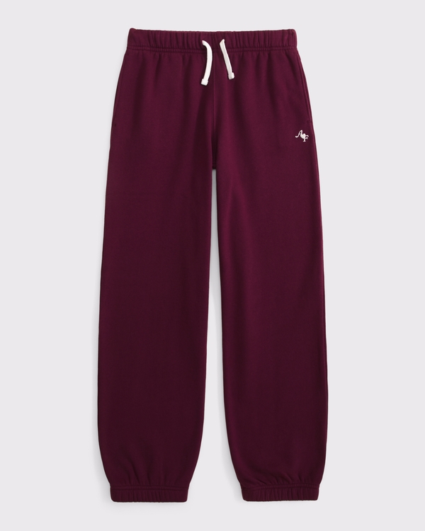 essential jogger sweatpants, Maroon view 1