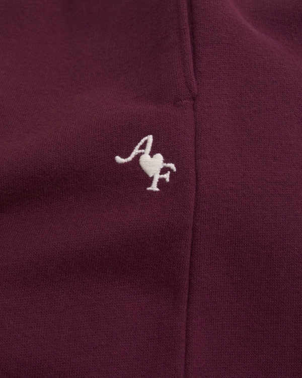 essential baggy sweatpants, Maroon view 2