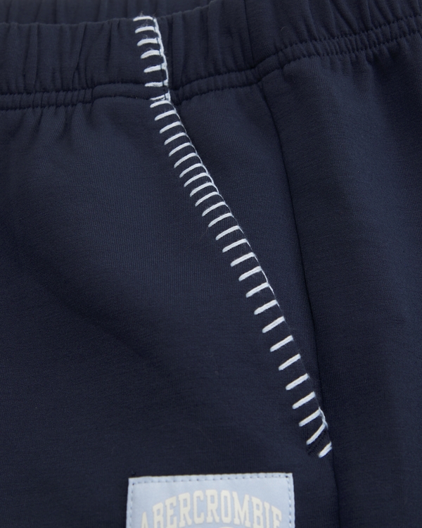 ypb neoknit wide leg open-hem sweatpant, Sapphire view 2