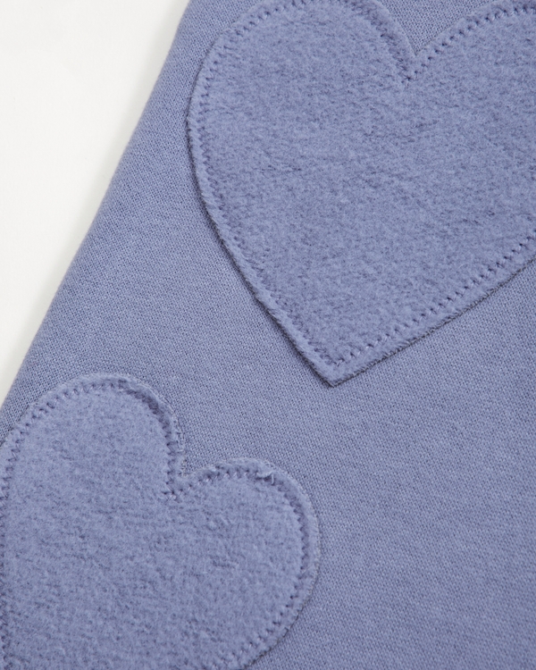 essential wide leg sweatpants, Blue view 2