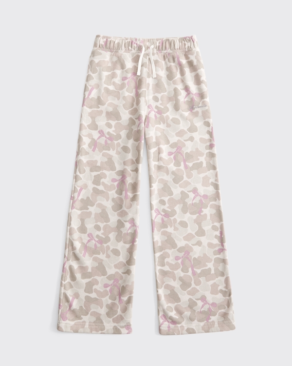 essential wide leg sweatpants, Bow Camo view 1