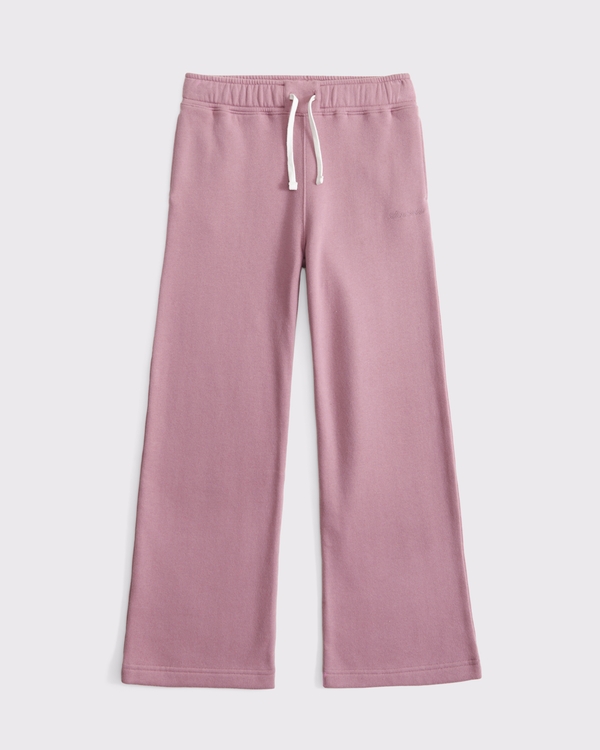 essential wide leg sweatpants, Light Mauve view 1