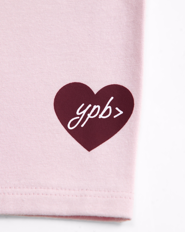 ypb mid rise cinched mini-flare sweatpants, Pale Lilac view 2