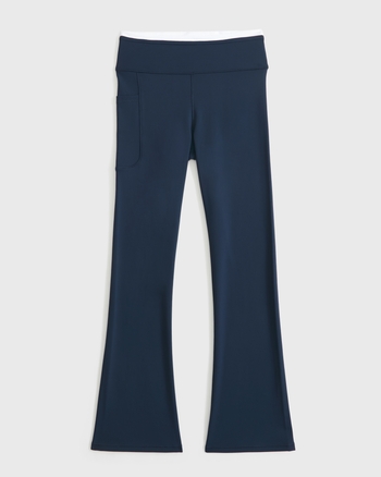 ypb double waistband mini-flare leggings