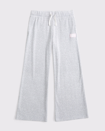 ypb waffle mid rise baggy sweatpants
