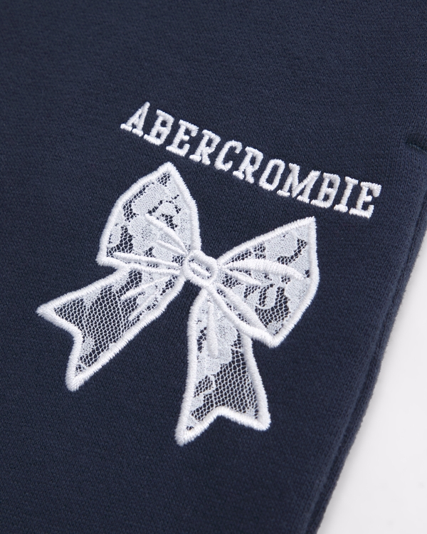 essential graphic baggy sweatpants, Sapphire view 2