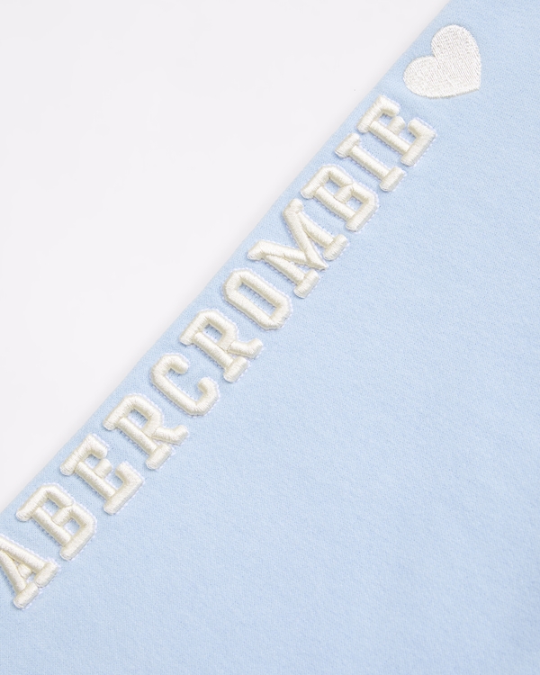 essential graphic baggy sweatpants, Pale Blue view 2