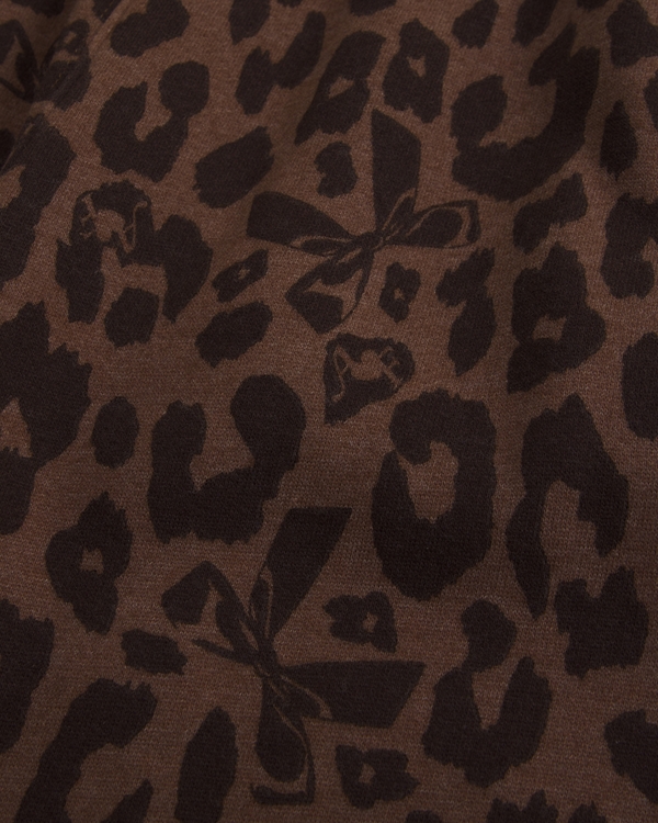 essential baggy sweatpants, Leopard Print view 2