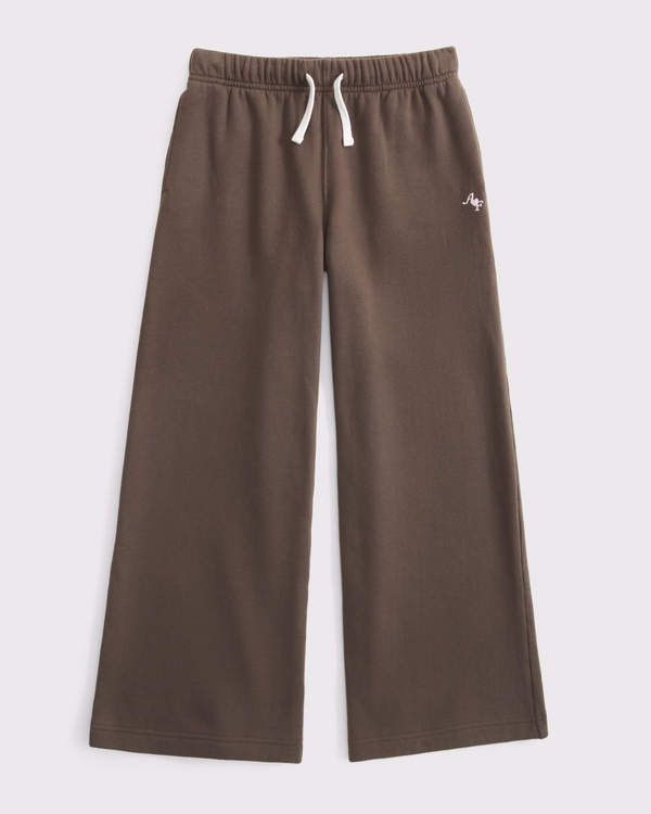 essential baggy sweatpants, Brown view 1