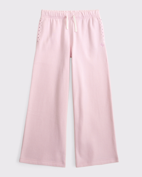 essential baggy sweatpants, Baby Pink view 1