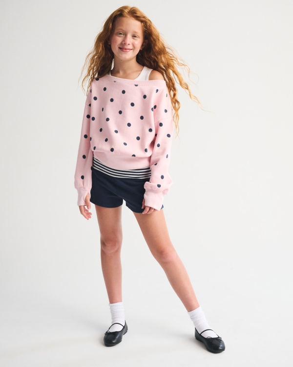 knit short, Navy view 1