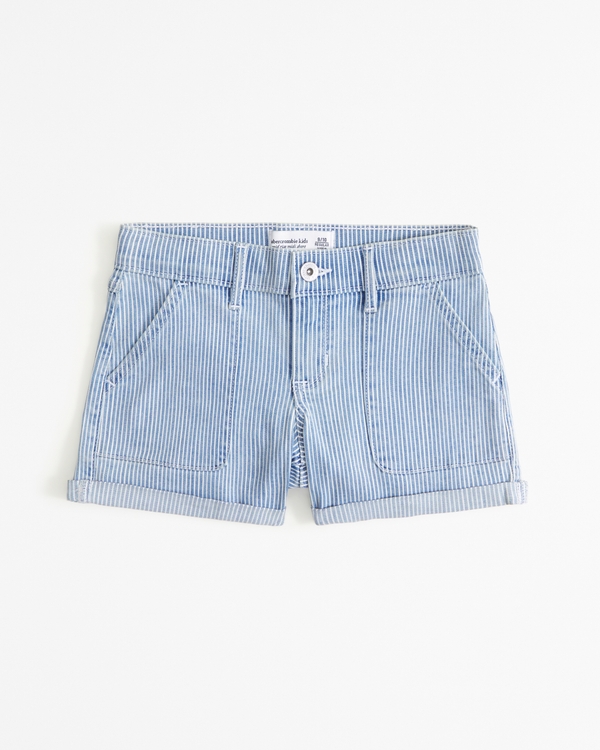 mid rise midi shorts