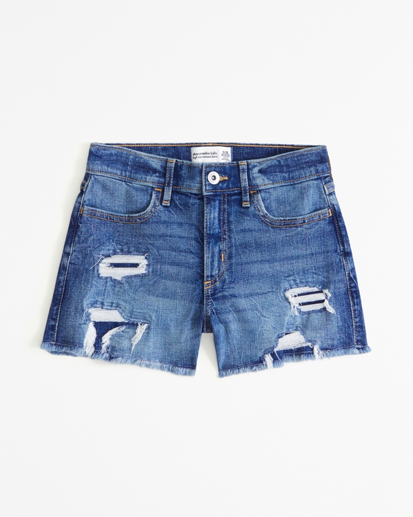 Buy Dark Blue Denim Shorts for Girls – Mumkins