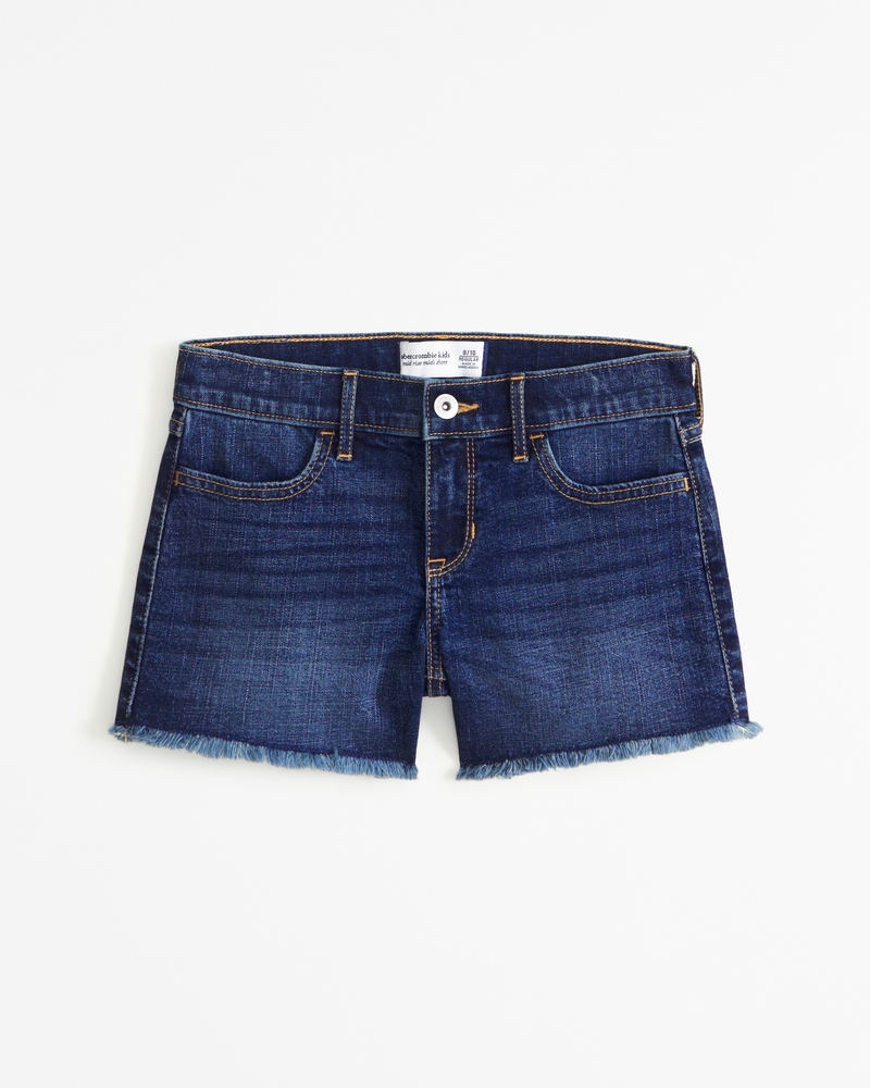 mid rise midi shorts