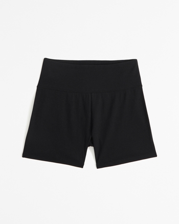 girls essential high rise bike shorts girls bottoms Abercrombie
