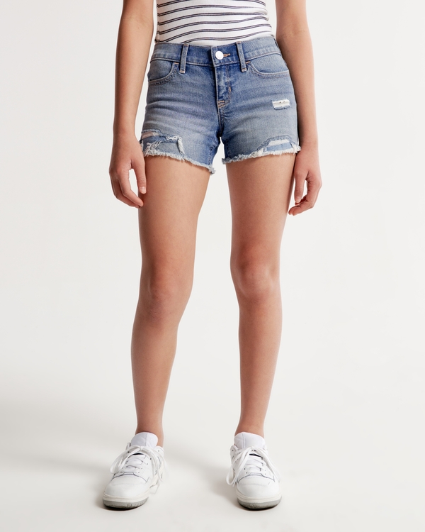 mid rise midi shorts