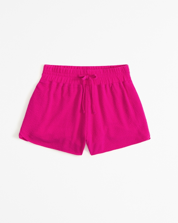 easy knit shorts, Pink