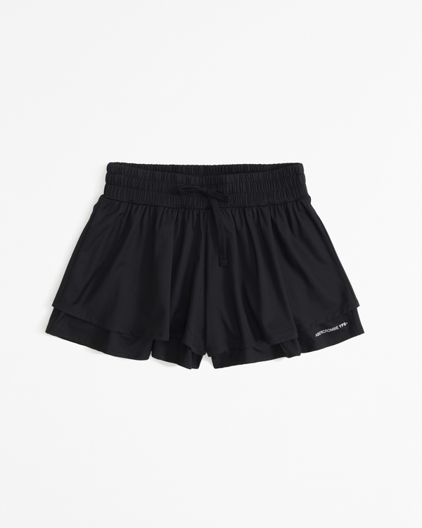 ypb active flutter shorts, Black
