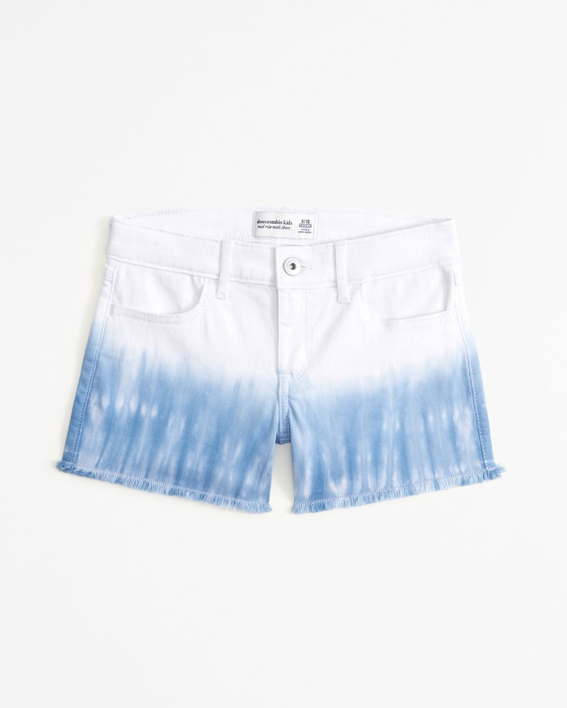 mid rise midi shorts