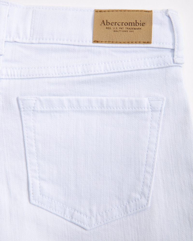 low rise midi shorts