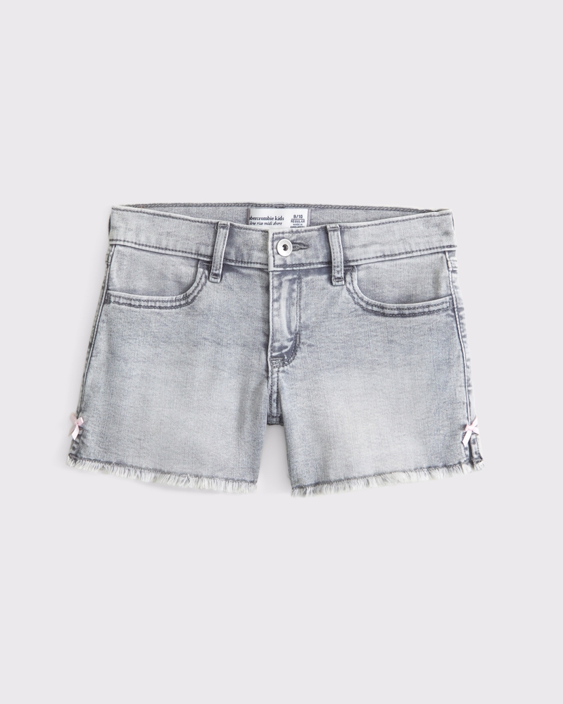 low rise midi shorts