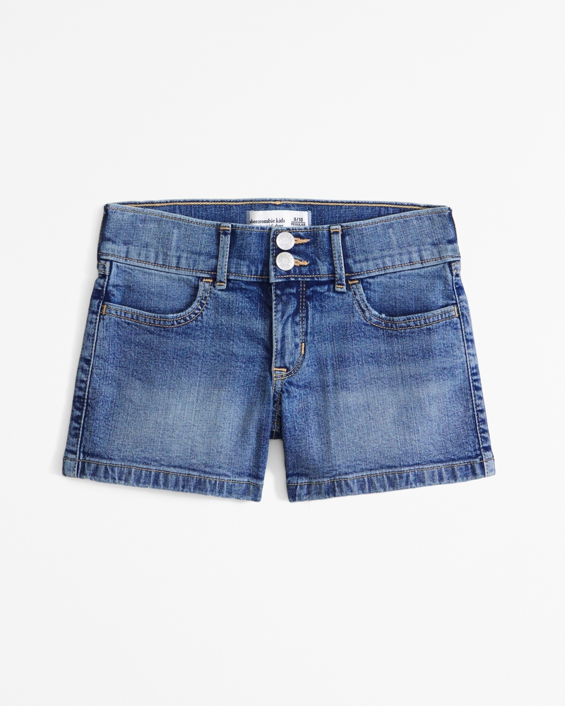 low rise midi shorts