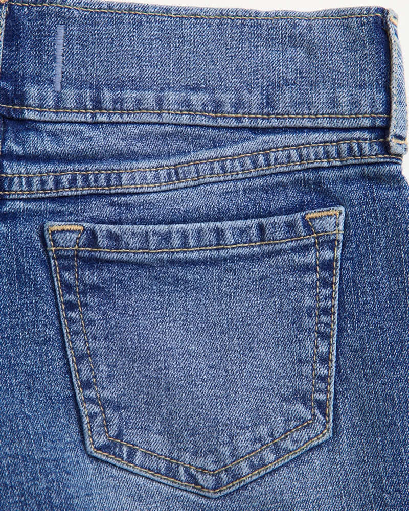 low rise midi shorts