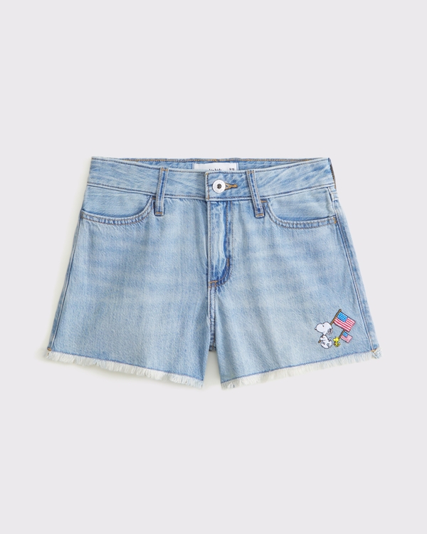 high rise relaxed shorts, Light view 1